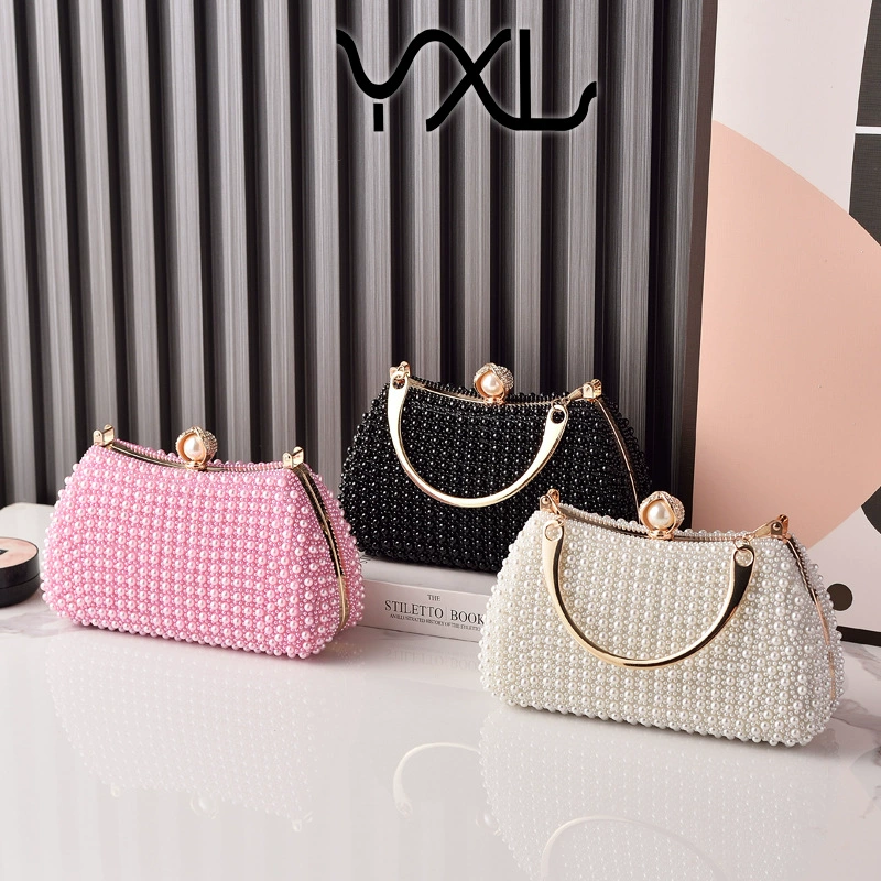 ID:21683 - Elegant Pearl Evening Bag